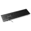 Клавиатура Оклик 155M черный USB slim (подставка для запястий) (1678057) кабель 1.6м