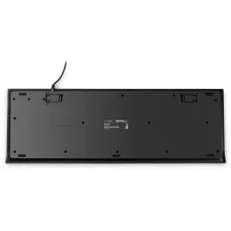 Клавиатура Оклик 155M черный USB slim (подставка для запястий) (1678057) кабель 1.6м