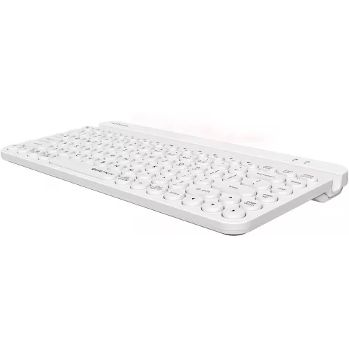Клавиатура A4Tech FBK30 белый USB беспроводная BT/Radio slim Multimedia (FBK30 WHITE)