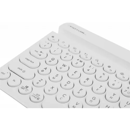 Клавиатура A4Tech FBK30 белый USB беспроводная BT/Radio slim Multimedia (FBK30 WHITE)