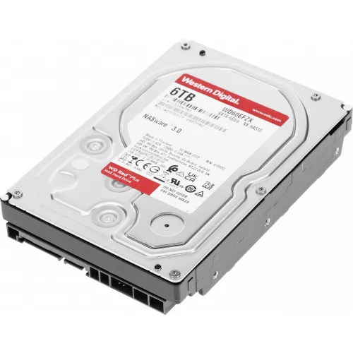Жесткий диск WD SATA-III 6Tb WD60EFZX NAS Red Plus (5640rpm) 128Mb 3.5"