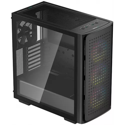 Корпус Deepcool CK560 черный без БП ATX 3x120mm 4x140mm 2xUSB3.0 audio bott PSU