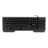 Клавиатура Оклик 709G черный USB for gamer LED (1788144) кабель 1.8м