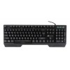 Клавиатура Оклик 709G черный USB for gamer LED (1788144) кабель 1.8м