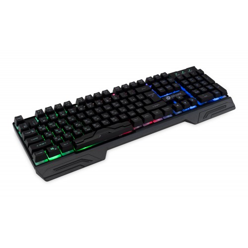 Клавиатура Оклик 709G черный USB for gamer LED (1788144) кабель 1.8м
