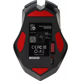 Мышь A4Tech Bloody R80 Plus Skull черный/рисунок оптическая 5000dpi беспров. USB 7but (R80 PLUS (SKULL))