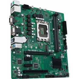 Материнская плата Asus PRO H610M-C D4-CSM Soc-1700 Intel H610 2xDDR4 mATX AC`97 8ch(7.1) GbLAN+VGA+HDMI+DP