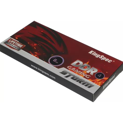 Память DDR4 8GB 3200MHz Kingspec KS3200D4M13508G RTL PC4-25600 CL19 DIMM 288-pin 1.35В single rank с радиатором Ret