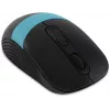 Мышь Оклик 310MW черный/синий оптическая 3200dpi беспров. USB для ноутбука 4but (1869090)