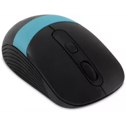 Мышь Оклик 310MW черный/синий оптическая 3200dpi беспров. USB для ноутбука 4but (1869090)