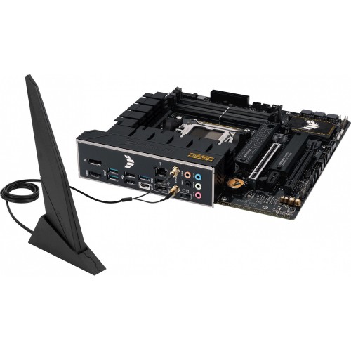Материнская плата Asus TUF GAMING B650M-PLUS WIFI Socket AM5 AMD B650 4xDDR5 mATX AC`97 8ch(7.1) 2.5Gg RAID+HDMI+DP