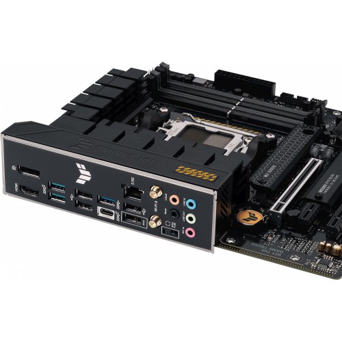 Материнская плата Asus TUF GAMING B650M-PLUS WIFI Socket AM5 AMD B650 4xDDR5 mATX AC`97 8ch(7.1) 2.5Gg RAID+HDMI+DP