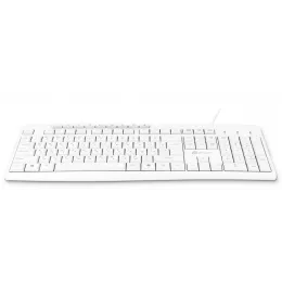 Клавиатура Оклик 305M белый USB Multimedia (1875227) кабель 1.5м