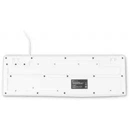 Клавиатура Оклик 305M белый USB Multimedia (1875227) кабель 1.5м