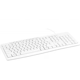 Клавиатура Оклик 305M белый USB Multimedia (1875227) кабель 1.5м