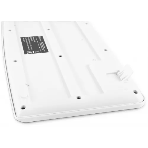Клавиатура Оклик 305M белый USB Multimedia (1875227) кабель 1.5м