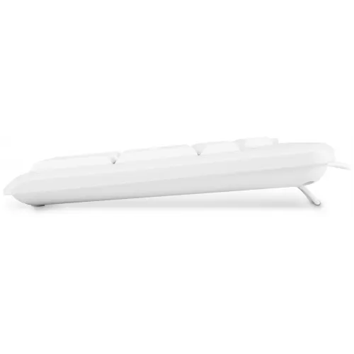 Клавиатура Оклик 305M белый USB Multimedia (1875227) кабель 1.5м