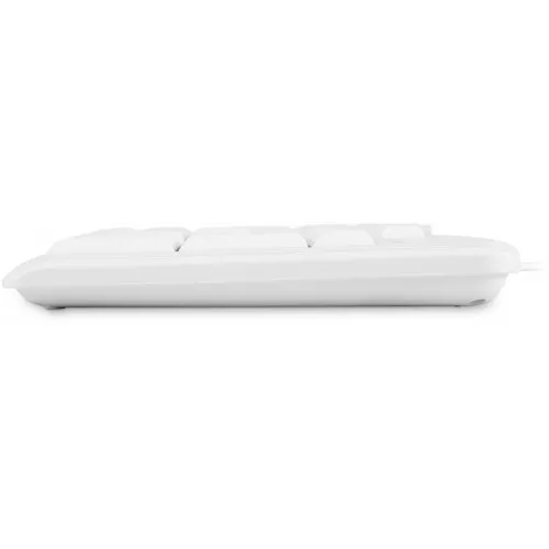 Клавиатура Оклик 305M белый USB Multimedia (1875227) кабель 1.5м