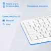 Клавиатура Оклик K225W белый USB беспроводная Multimedia (1875235)