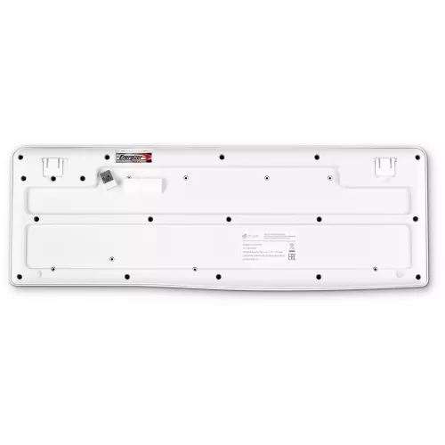 Клавиатура Оклик K225W белый USB беспроводная Multimedia (1875235)