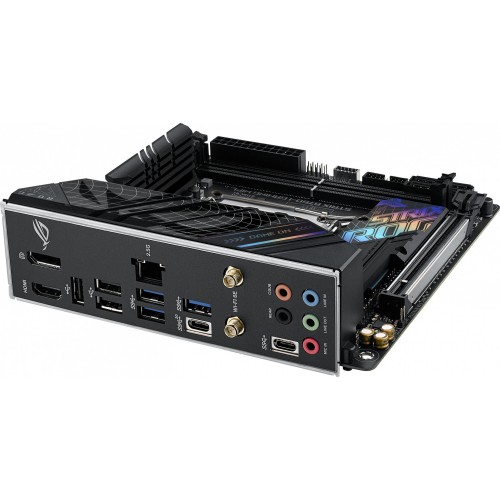 Материнская плата Asus ROG STRIX B760-I GAMING WIFI Soc-1700 Intel B760 2xDDR5 mini-ITX AC`97 8ch(7.1) 2.5Gg RAID+HDMI+DP