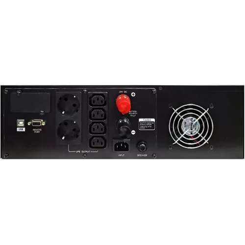 Источник бесперебойного питания Powercom Infinity INF-1500AP RM (3U) 1050Вт 1500ВА черный без батареи