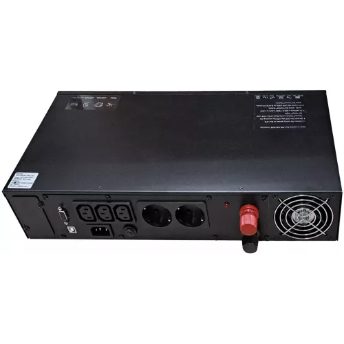 Источник бесперебойного питания Powercom Infinity INF-1500AP RM (3U) 1050Вт 1500ВА черный без батареи
