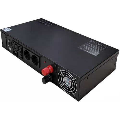Источник бесперебойного питания Powercom Infinity INF-1500AP RM (3U) 1050Вт 1500ВА черный без батареи