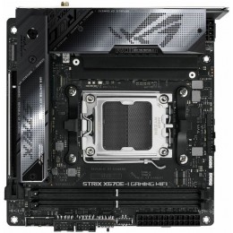 Материнская плата Asus ROG STRIX X670E-I GAMING WIFI Socket AM5 AMD X670 2xDDR5 mini-ITX AC`97 8ch(7.1) 2.5Gg RAID+HDMI