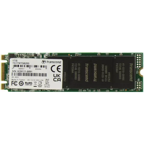 Накопитель SSD Transcend SATA-III 1TB TS1TMTS825S 825S M.2 2280 0.3 DWPD