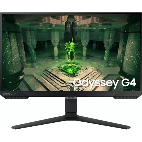 Монитор Samsung 27" Odyssey G4 S27BG400EI черный IPS LED 16:9 HDMI полуматовая HAS Piv 400cd 178гр/178гр 1920x1080 240Hz G-Sync FreeSync Premium DP FHD 5.3кг