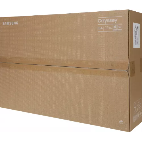 Монитор Samsung 27" Odyssey G4 S27BG400EI черный IPS LED 16:9 HDMI полуматовая HAS Piv 400cd 178гр/178гр 1920x1080 240Hz G-Sync FreeSync Premium DP FHD 5.3кг