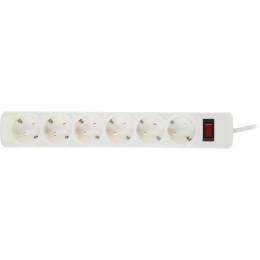 Сетевой фильтр Defender DFS 155 5м (6 розеток) белый (коробка)