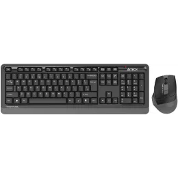 Клавиатура + мышь A4Tech Fstyler FG1035 клав:черный/серый мышь:черный/серый USB беспроводная Multimedia (FG1035 GREY)