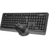 Клавиатура + мышь A4Tech Fstyler FG1035 клав:черный/серый мышь:черный/серый USB беспроводная Multimedia (FG1035 GREY)