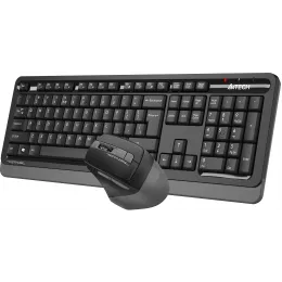 Клавиатура + мышь A4Tech Fstyler FG1035 клав:черный/серый мышь:черный/серый USB беспроводная Multimedia (FG1035 GREY)