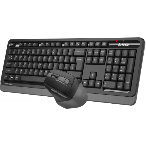Клавиатура + мышь A4Tech Fstyler FG1035 клав:черный/серый мышь:черный/серый USB беспроводная Multimedia (FG1035 GREY)