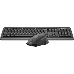 Клавиатура + мышь A4Tech Fstyler FG1035 клав:черный/серый мышь:черный/серый USB беспроводная Multimedia (FG1035 GREY)