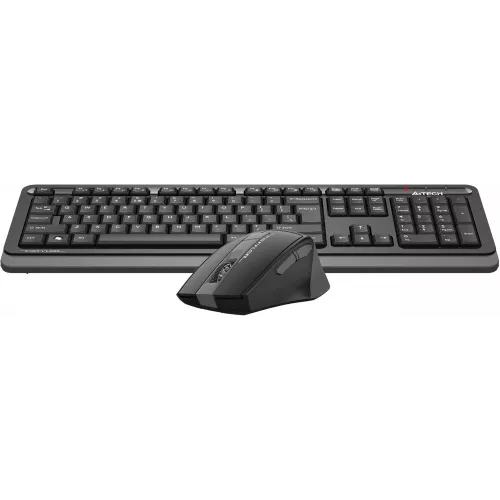 Клавиатура + мышь A4Tech Fstyler FG1035 клав:черный/серый мышь:черный/серый USB беспроводная Multimedia (FG1035 GREY)