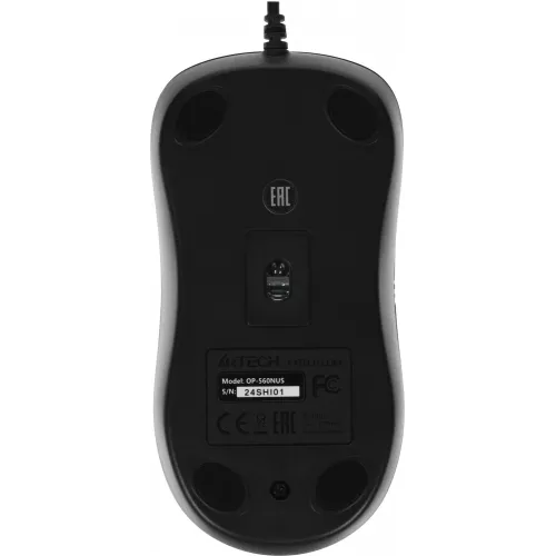 Мышь A4Tech OP-560NUS черный оптическая 1200dpi silent USB 2but