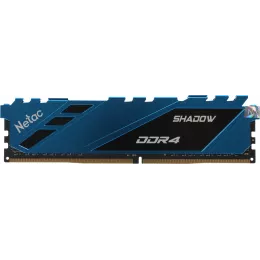 Память DDR4 8GB 3600MHz Netac NTSDD4P36SP-08B Shadow RTL Gaming PC4-28800 CL18 DIMM 288-pin 1.35В Intel с радиатором Ret