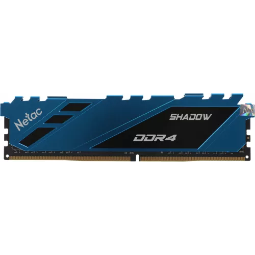 Память DDR4 8GB 3600MHz Netac NTSDD4P36SP-08B Shadow RTL Gaming PC4-28800 CL18 DIMM 288-pin 1.35В Intel с радиатором Ret