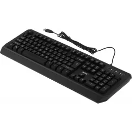 Клавиатура Acer OKW300 черный USB for gamer LED (ZL.KBDCC.019) кабель 1.8м