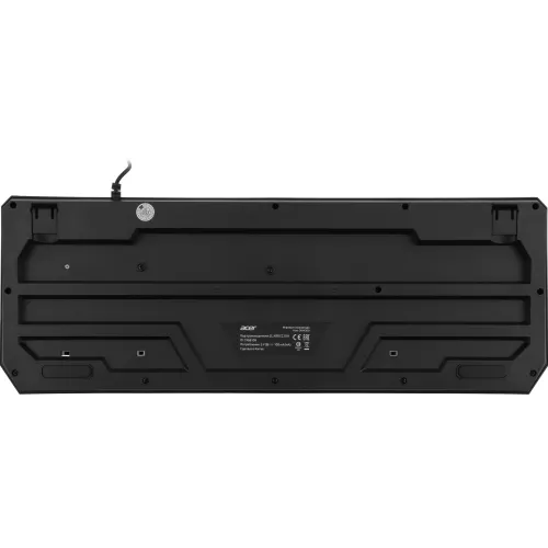 Клавиатура Acer OKW300 черный USB for gamer LED (ZL.KBDCC.019) кабель 1.8м