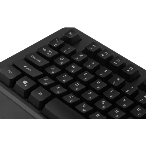 Клавиатура Acer OKW300 черный USB for gamer LED (ZL.KBDCC.019) кабель 1.8м