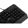 Клавиатура Acer OKW300 черный USB for gamer LED (ZL.KBDCC.019) кабель 1.8м