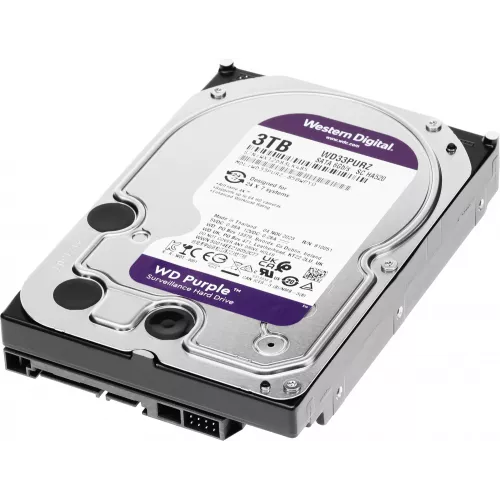Жесткий диск WD SATA-III 3TB WD33PURZ Surveillance Purple (5400rpm) 256Mb 3.5"