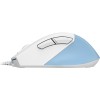 Мышь A4Tech Fstyler FM45S Air голубой/белый оптическая 2400dpi silent USB 7but (FM45S AIR USB (LCY BLUE))