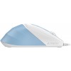 Мышь A4Tech Fstyler FM45S Air голубой/белый оптическая 2400dpi silent USB 7but (FM45S AIR USB (LCY BLUE))