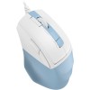 Мышь A4Tech Fstyler FM45S Air голубой/белый оптическая 2400dpi silent USB 7but (FM45S AIR USB (LCY BLUE))